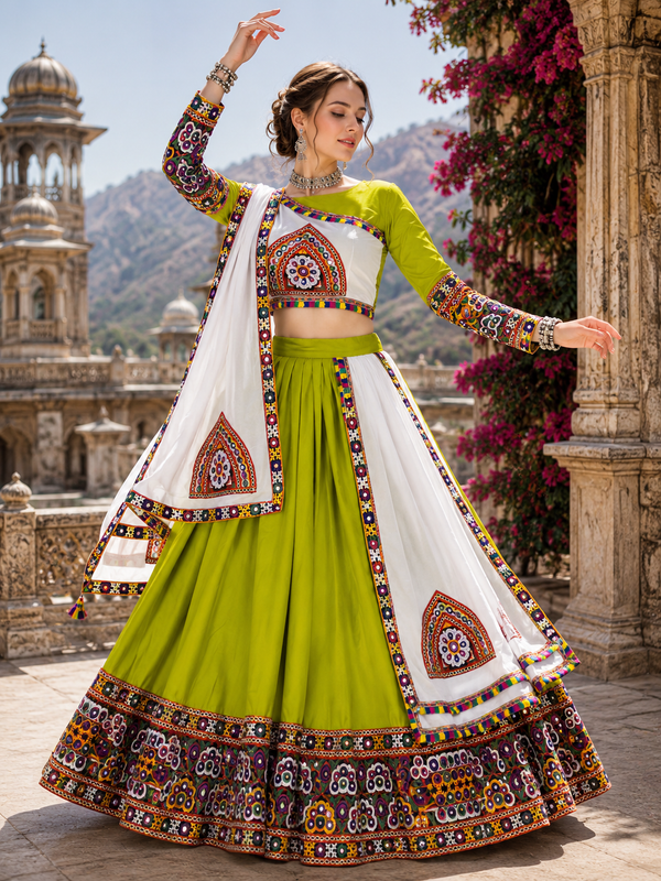 Navratri Designer Ready To Wear Lehenga & Top houseofpanchhi