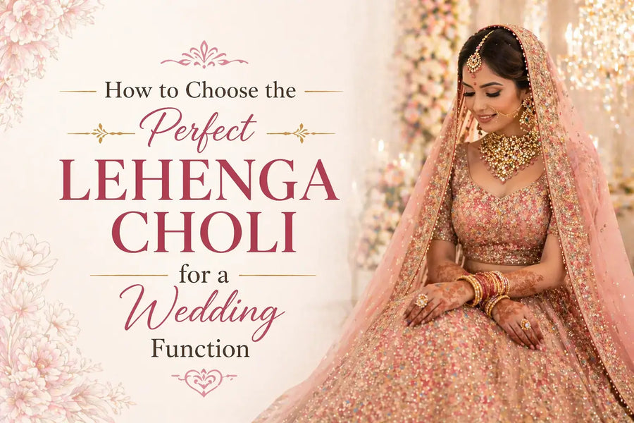 lehenga choli for a wedding function