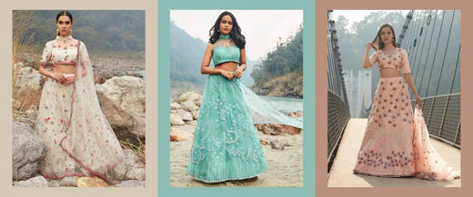 Top 7 Monochrome Lehengas To Delve In This New Trend - houseofpanchhi
