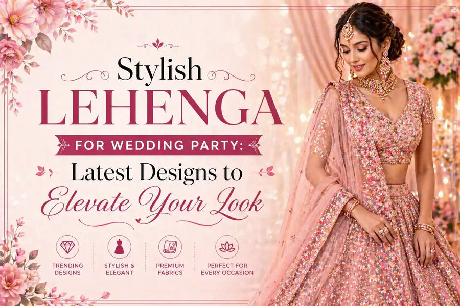 stylish lehenga for wedding party