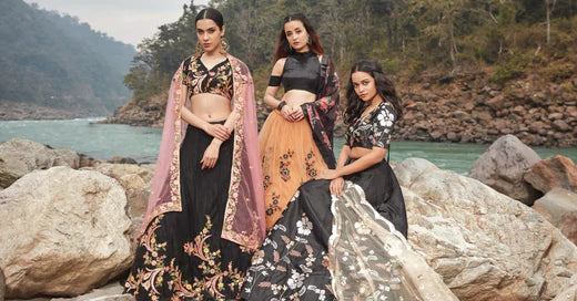 Poses for best photos in a wedding lehenga - houseofpanchhi