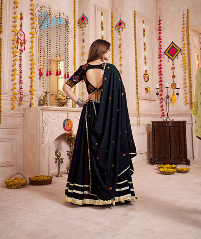 Multi Color Navratri Designer Kutchi work Ready To Wear Lehenga Choli houseofpanchhi