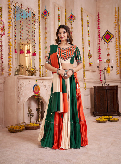 Navratri Designer Katchi work Ready To Wear Lehenga Choli houseofpanchhi