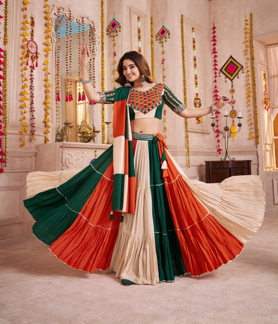 Navratri Designer Katchi work Ready To Wear Lehenga Choli houseofpanchhi
