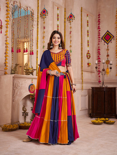 Navratri Designer Katchi work Ready To Wear Lehenga Choli houseofpanchhi