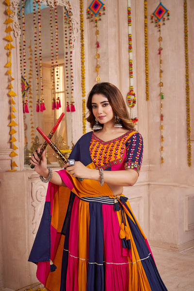 Navratri Designer Katchi work Ready To Wear Lehenga Choli houseofpanchhi