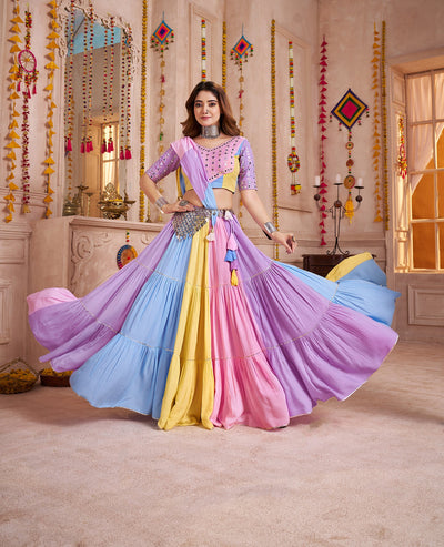 Navratri Designer Katchi work Ready To Wear Lehenga Choli houseofpanchhi