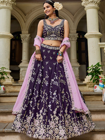 Organza Lehenga