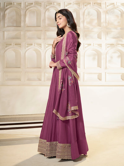 Dola silk Fabric sequin embroidery Ready to wear Sharara & Kurta Set