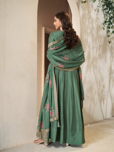 Dola silk Fabric sequin embroidery Ready to wear Sharara & Kurta Set