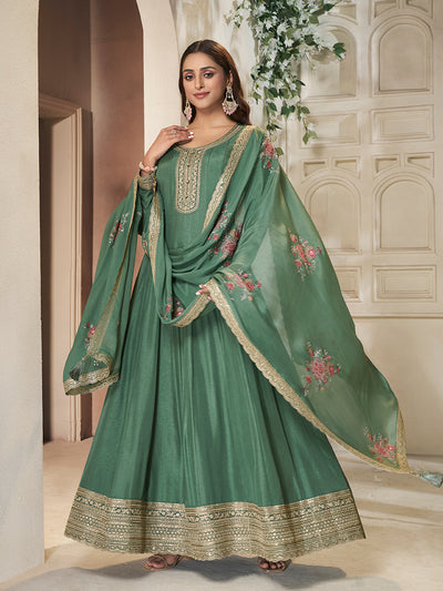 Dola silk Fabric sequin embroidery Ready to wear Sharara & Kurta Set