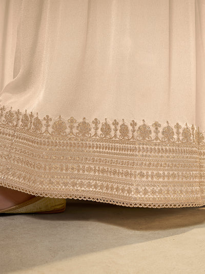 Chinon Fabric sequins embroidery Ready to wear Sharara & Kurta Set