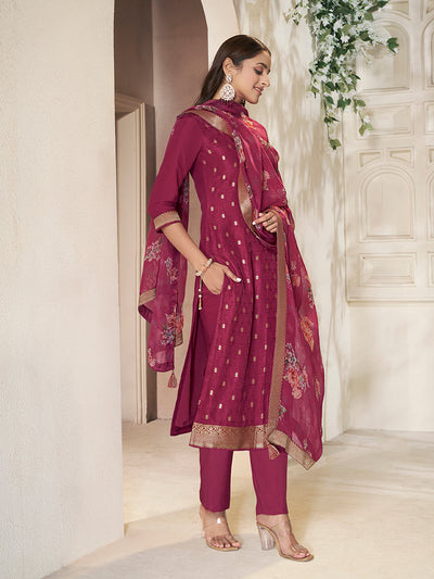 Dola Silk Fabric sequins handwork Ready to wear Salwar & Kurta Set