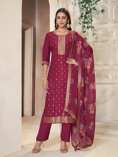 Dola Silk Fabric sequins handwork Ready to wear Salwar & Kurta Set