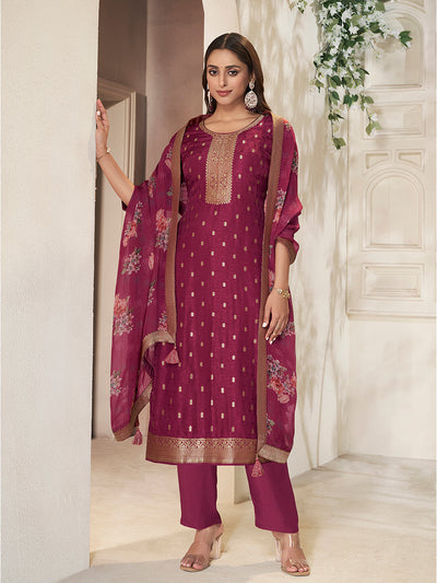 Dola Silk Fabric sequins handwork Ready to wear Salwar & Kurta Set