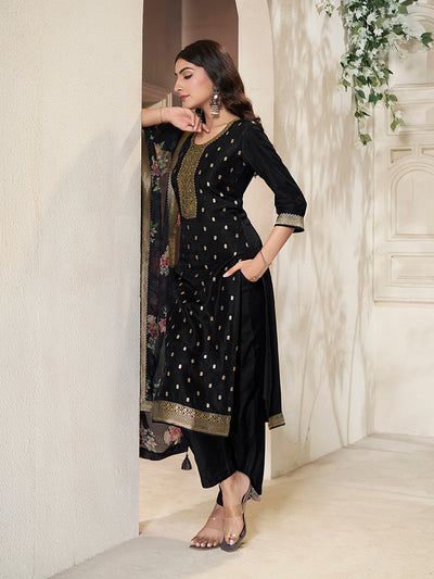 Dola Silk Fabric sequins handwork Ready to wear Salwar & Kurta Set
