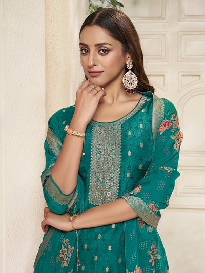 Dola Silk Fabric sequins handwork Ready to wear Salwar & Kurta Set