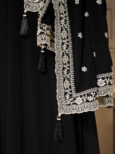 Chinon Fabric sequin embroidery Ready to wear Sharara & Kurta Set