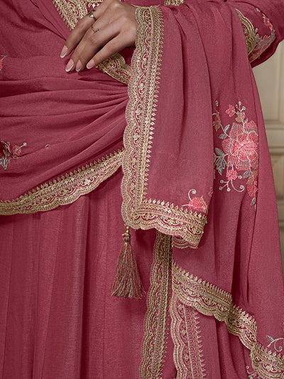 Dola silk Fabric sequin embroidery Ready to wear Sharara & Kurta Set