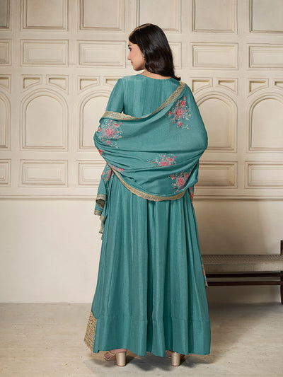 Dola silk Fabric sequin embroidery Ready to wear Sharara & Kurta Set
