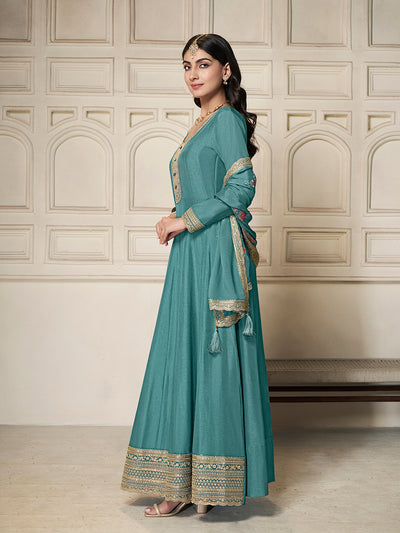 Dola silk Fabric sequin embroidery Ready to wear Sharara & Kurta Set