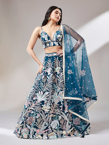 Net Lehenga