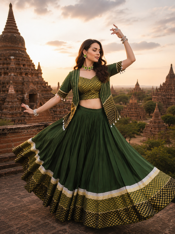 Navratri Designer Ready To Wear Lehenga Choli houseofpanchhi