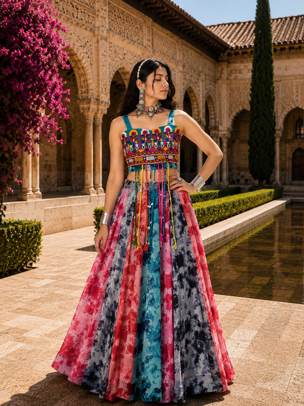 Navratri Designer Ready To Wear Lehenga choli houseofpanchhi