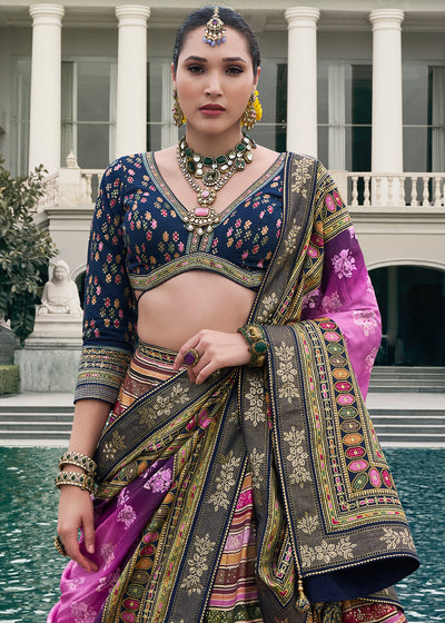 Designer Smooth Silk Ready to Wear Lehenga Choli With Sequence Work House of Panchhi