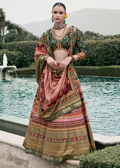 Designer Smooth Silk Ready to Wear Lehenga Choli With Sequence Work House of Panchhi