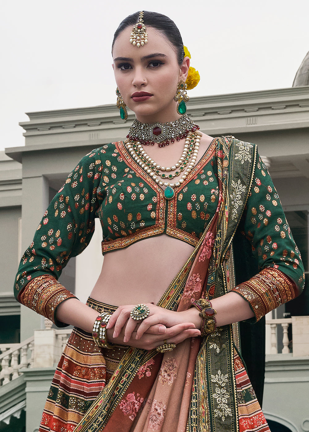 Designer Smooth Silk Ready to Wear Lehenga Choli With Sequence Work House of Panchhi