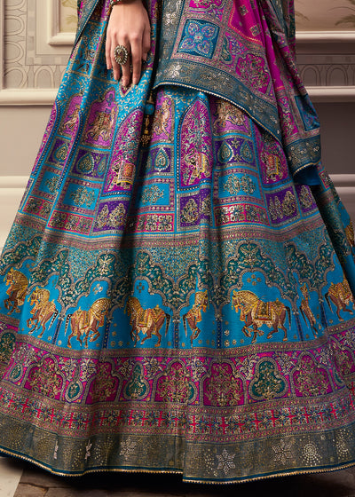 Designer Silk Ready to Wear Lehenga Choli With Sequence Work