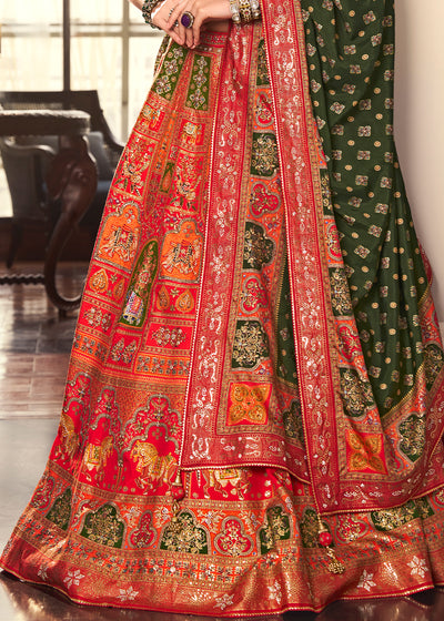Designer Silk Ready to Wear Lehenga Choli With Sequence Work