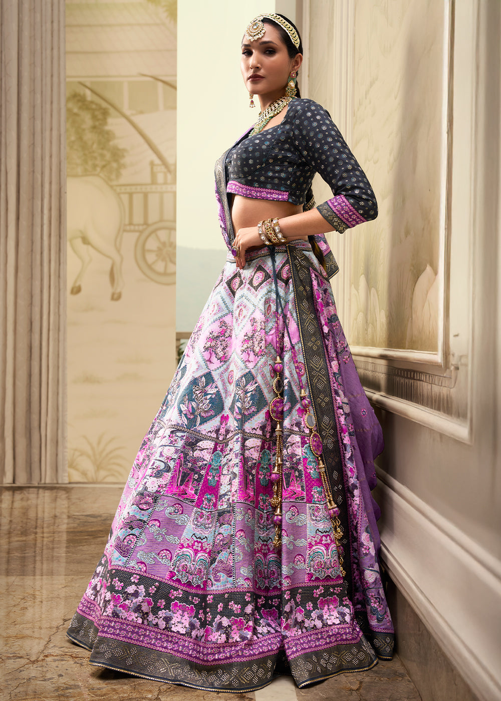 Designer Silk Ready to Wear Lehenga Choli With Sequence Work