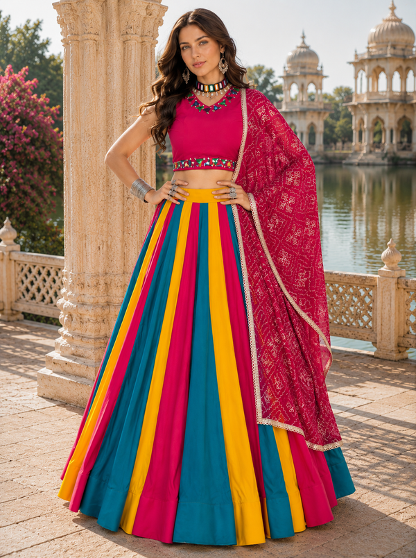 Navratri Designer Ready To Wear Lehenga Set houseofpanchhi
