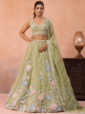 Mehendi Lehenga